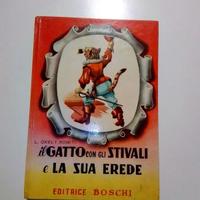 Libro vintage il gatto con gli stivali e la sua er