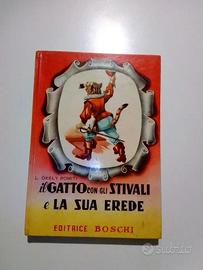 Libro vintage il gatto con gli stivali e la sua er