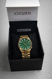 Citizen Automatic Oro Quadrante Verde