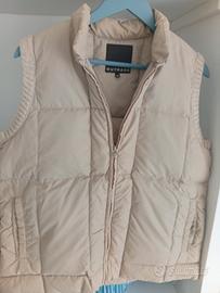 Outrage,gilet beige imbottito donna
