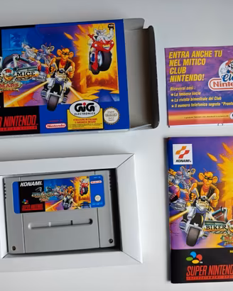 Biker Mice from Mars SNES CIB PAL ITA GiG Nintendo