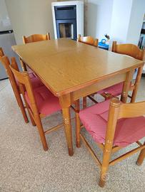 Tavolo cucina con 6 sedie