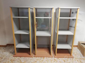 3 espositore mobile negozio vetrinetta legno metal