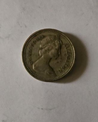 ONE POUND REG. ELISABETTE II 1983