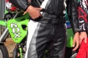 tuta pelle moto Spyke divisibile taglia 54