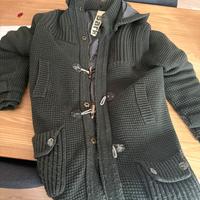 Bark giaccone uomo verde khaki usato