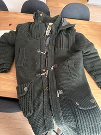 Bark giaccone uomo verde khaki usato