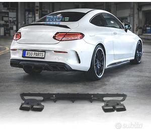 DIFFUSORE MERCEDES CLASSE C C205 COUPÉ 15-18 LOOK 