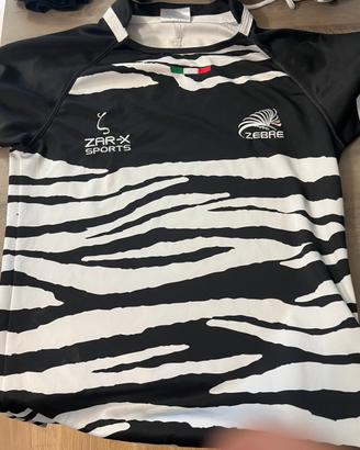 Maglia rugby zebre parma