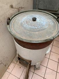 Caldaia a legna ARNOLD con pentola rame 200L -anni