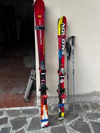 Sci Salomon Scrambler 55 165 cm con attacchi