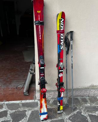 Sci Salomon Scrambler 55 165 cm con attacchi