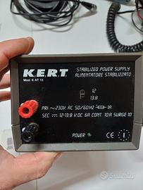 K.E.R.T. Alimentatore Stabilizzato 12v  13.8 v 10A