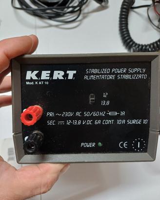 K.E.R.T. Alimentatore Stabilizzato 12v  13.8 v 10A
