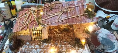 presepe capanna più pollaio