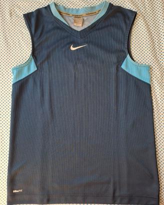 Nike Canottiera Uomo Team Basketball Blu