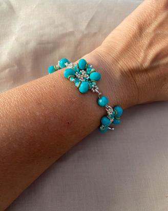 Bracciale e orecchini