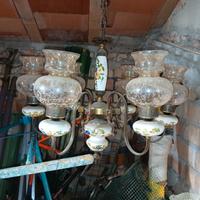 LAMPADARIO ANNI 50 I PORCELLANA 