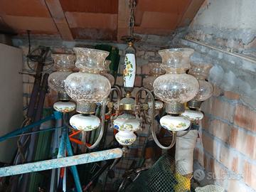 LAMPADARIO ANNI 50 I PORCELLANA 
