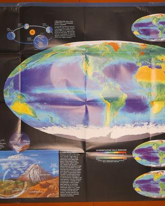 Mappa della Biosfera. 100 cm x 77  cm. National Ge
