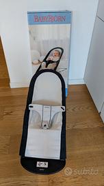 Sdraietta Baby Björn Balance, Nero/Argento