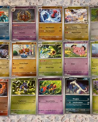 Lotto 15 Carte Pokémon Holo e Reverse - Italiano