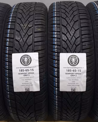4 GOMME 185 65 15 SEMPERIT A63167