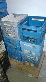 Cassette impilabili in plastica, cm41x33x28H dispo