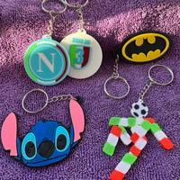 Portachiavi stampanti in 3D- personalizzabili