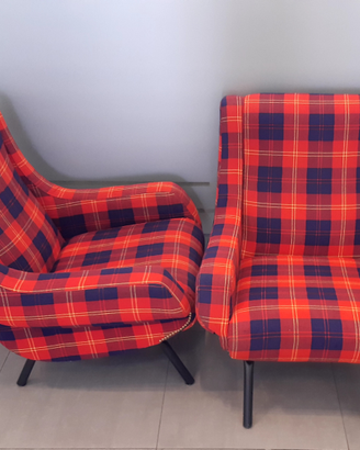 Coppia Poltrone vintage modernariato anni 50-60