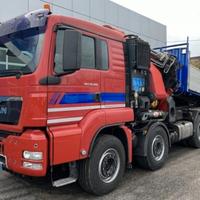 Man 35.480 8x4 Ribaltabile e Gru 35 metri 310qli