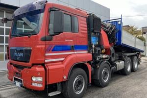 Man 35.480 8x4 Ribaltabile e Gru 35 metri 310qli