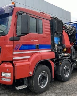 Man 35.480 8x4 Ribaltabile e Gru 35 metri 310qli