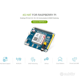 Modulo HAT Raspberry LTE 4G