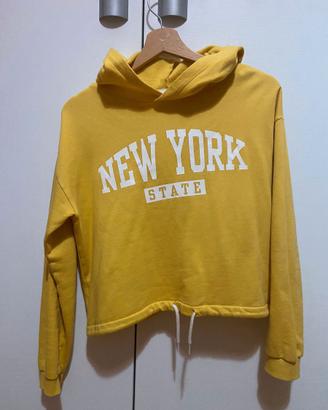 Felpa H&M gialla corta