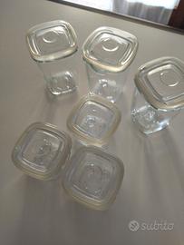Set 6 contenitori Ikea vetro