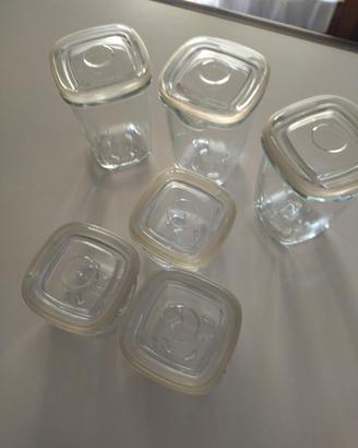 Set 6 contenitori Ikea vetro