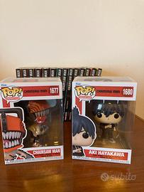 FunkoPop Chainsaw Man e Aki Hayakawa