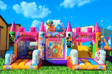 Castello Gonfiabile Multiattività x Parchi Giochi