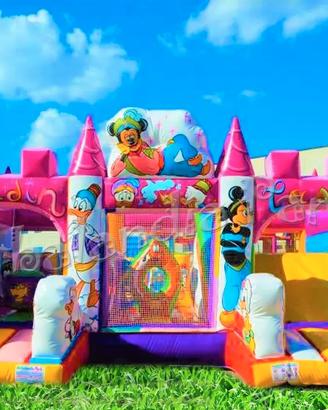 Castello Gonfiabile Multiattività x Parchi Giochi