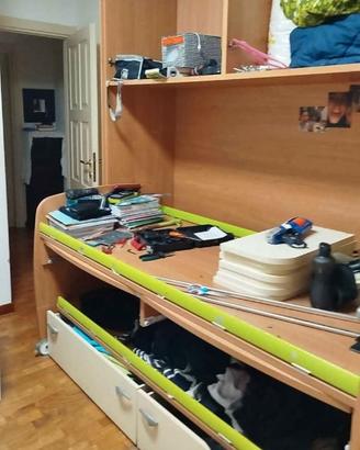 cameretta a ponte  due letti moretti compact