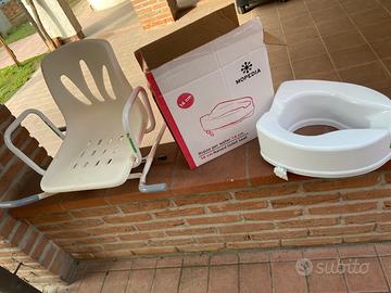 Rialzo water 14cm e sedia per vasca disabili
