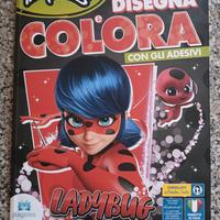 Disegna e Colora  Con Gli Adesivi Ladybug