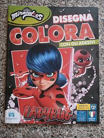 Disegna e Colora  Con Gli Adesivi Ladybug