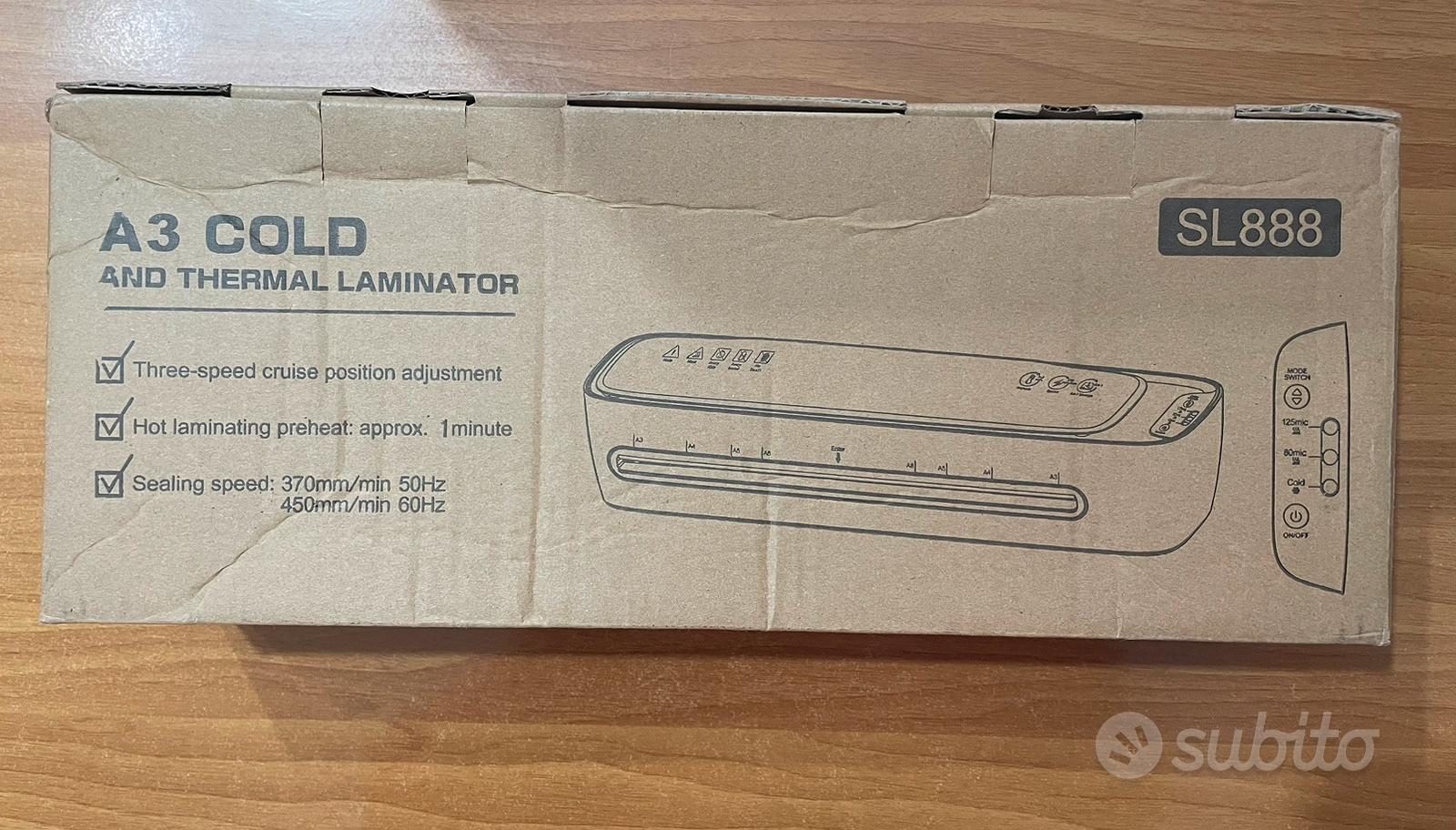 Plastificatrice a freddo EASY LAMINATOR A4