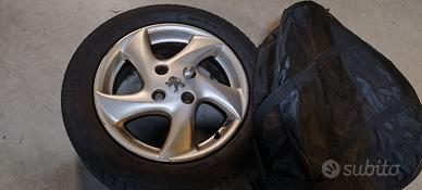 4 ruote cerchi cerchioni in lega Peugeot 206