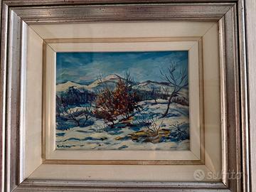 Paesaggio di montagna — 41x33 cm