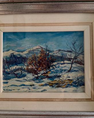 Paesaggio di montagna — 41x33 cm