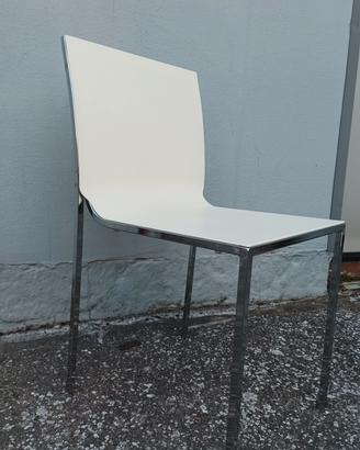 sedie PVC bianca 