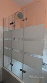 Parete Vetro Temperato Sopra Vasca come nuova